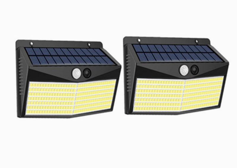 Goeco Lampes Solaires Extérieures (Lot de 2) [Classe énergétique A+]
